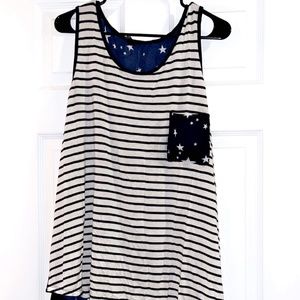 Stars and Stripes tank size 1X